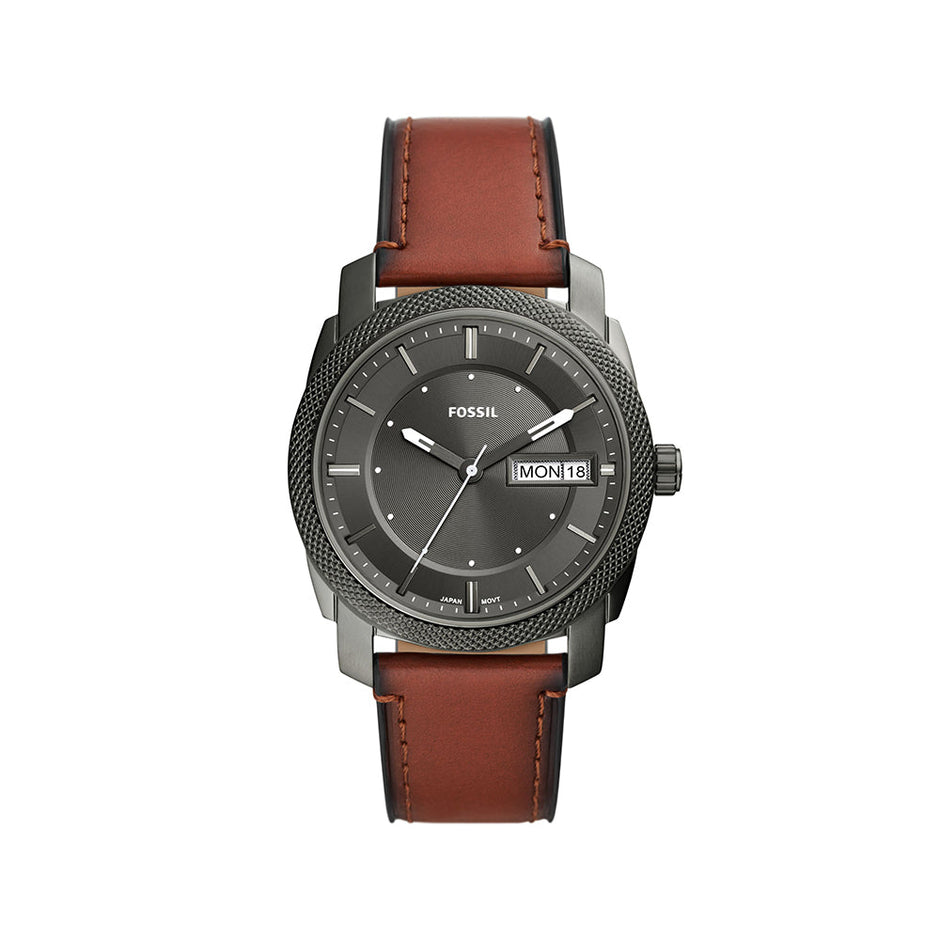 Men Machine Brown Watch