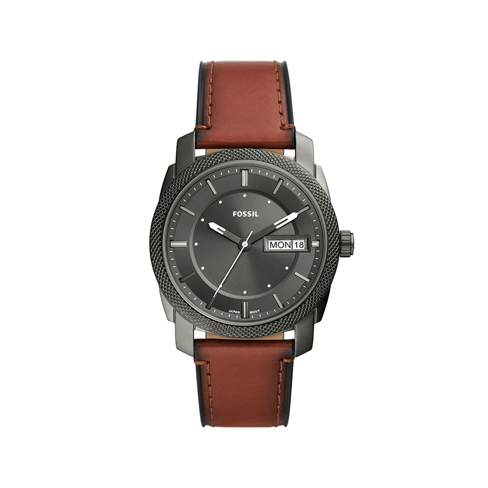 Men Machine Brown Watch