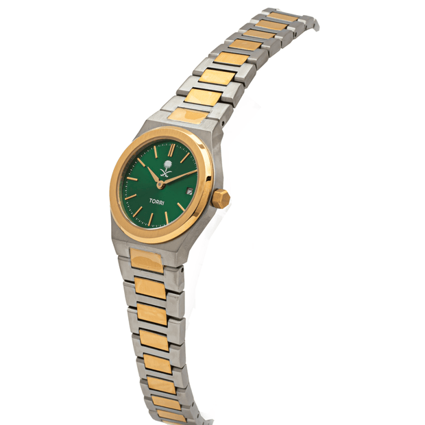 Men Two Tone Watch