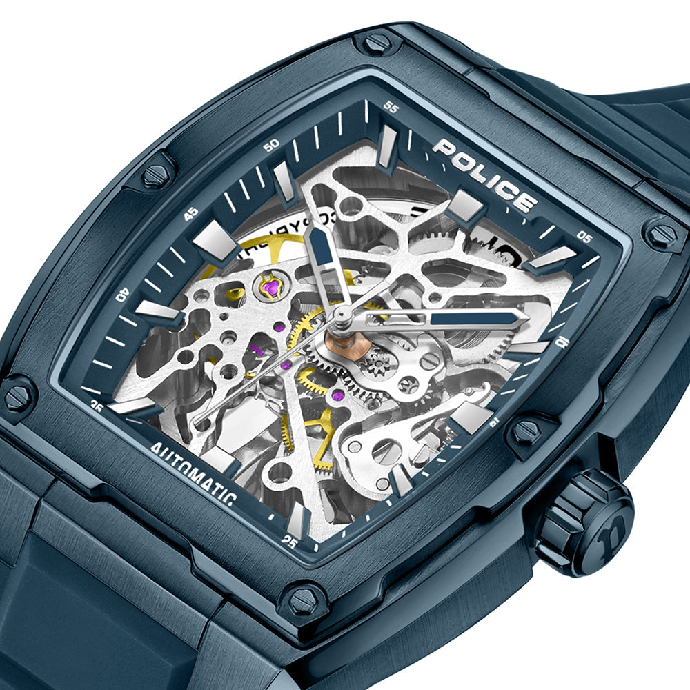 Men Skeletor Blue Watch