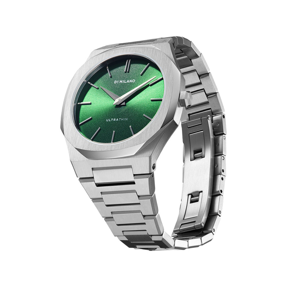 Women Ultra Thin Green Watch