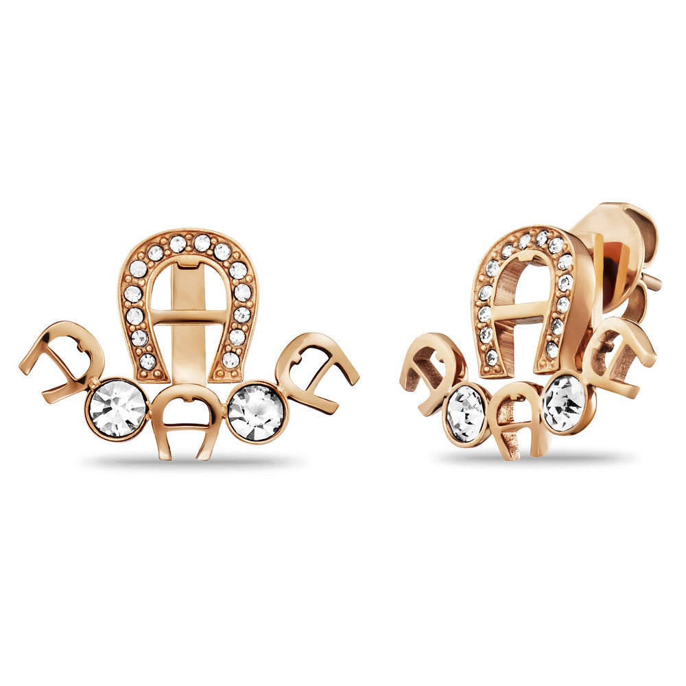 Women Rose Gold Earrings