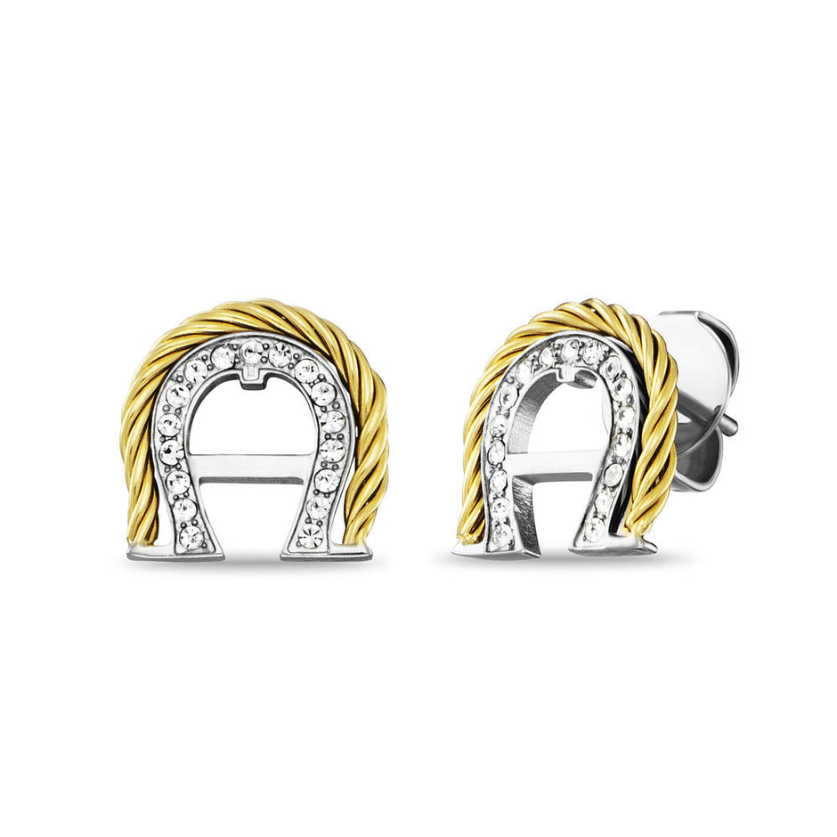 Women Luna Two Tone Earrings