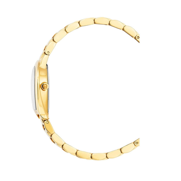 ساعة كوارتز ذهبية للنساء