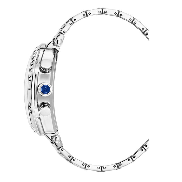 Men Trapani Chrono Silver Watch
