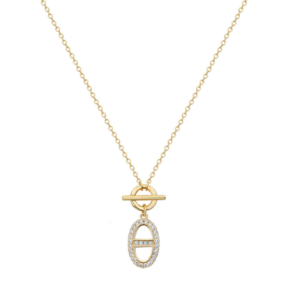 Women Long Gold Necklace