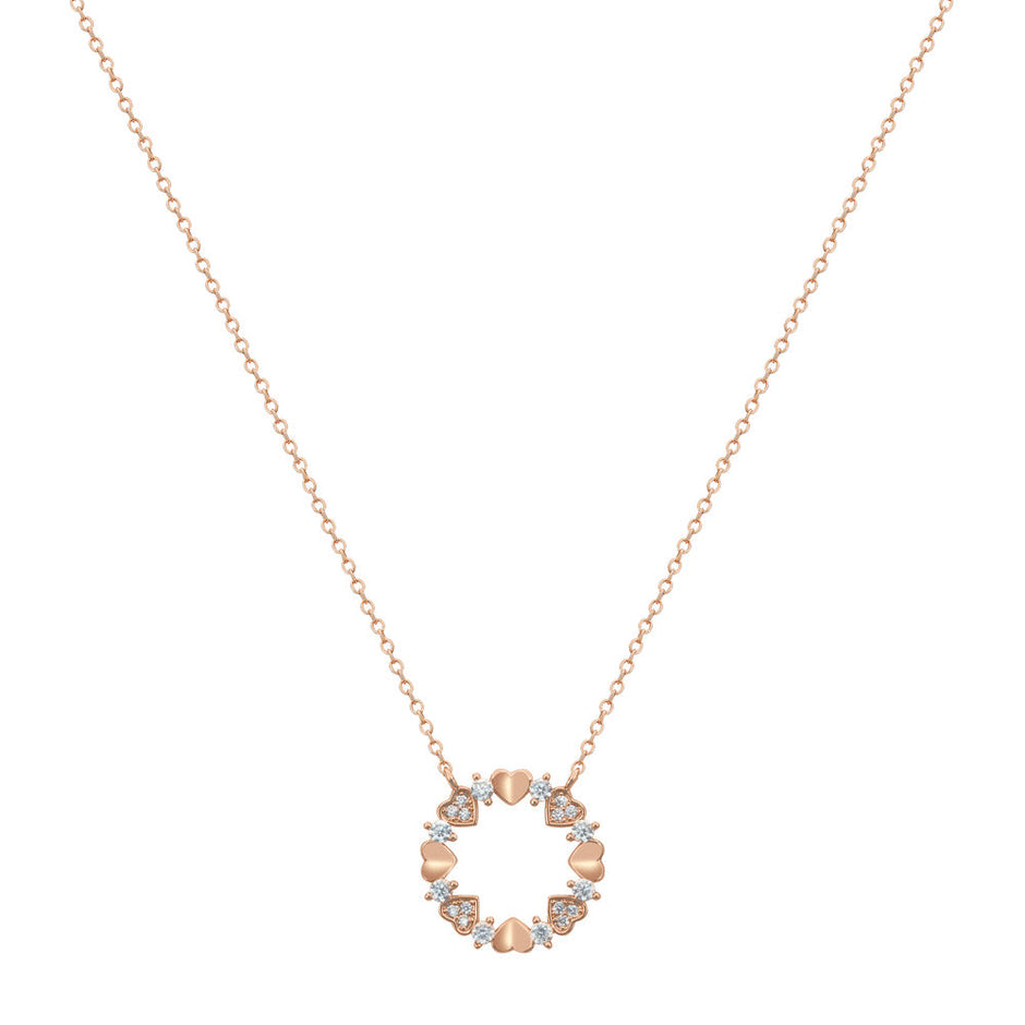 Women Rose Gold Necklace