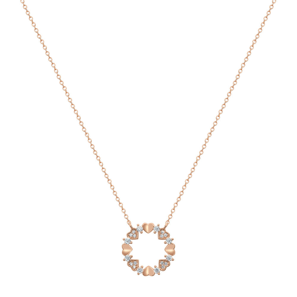 Women Rose Gold Necklace