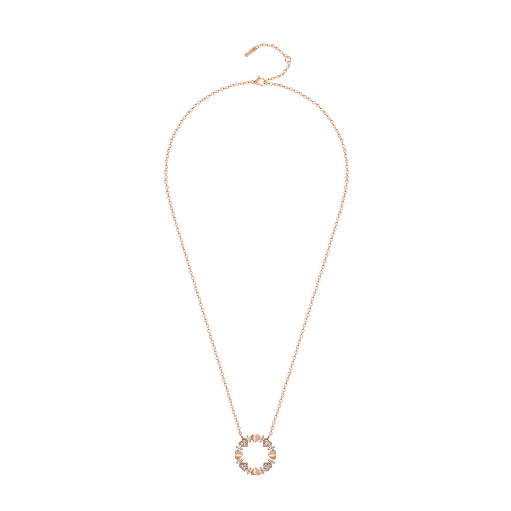 Women Rose Gold Necklace
