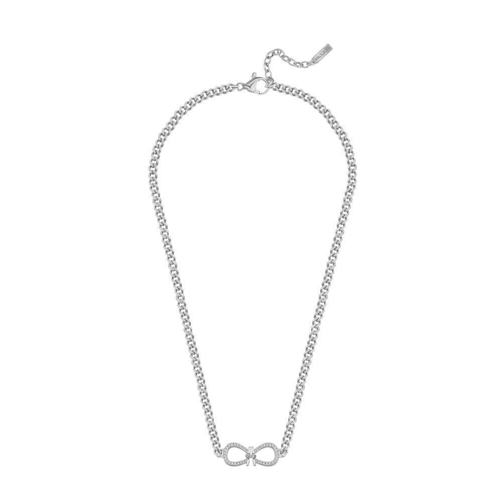 Women Solitaire Crystal White Necklace