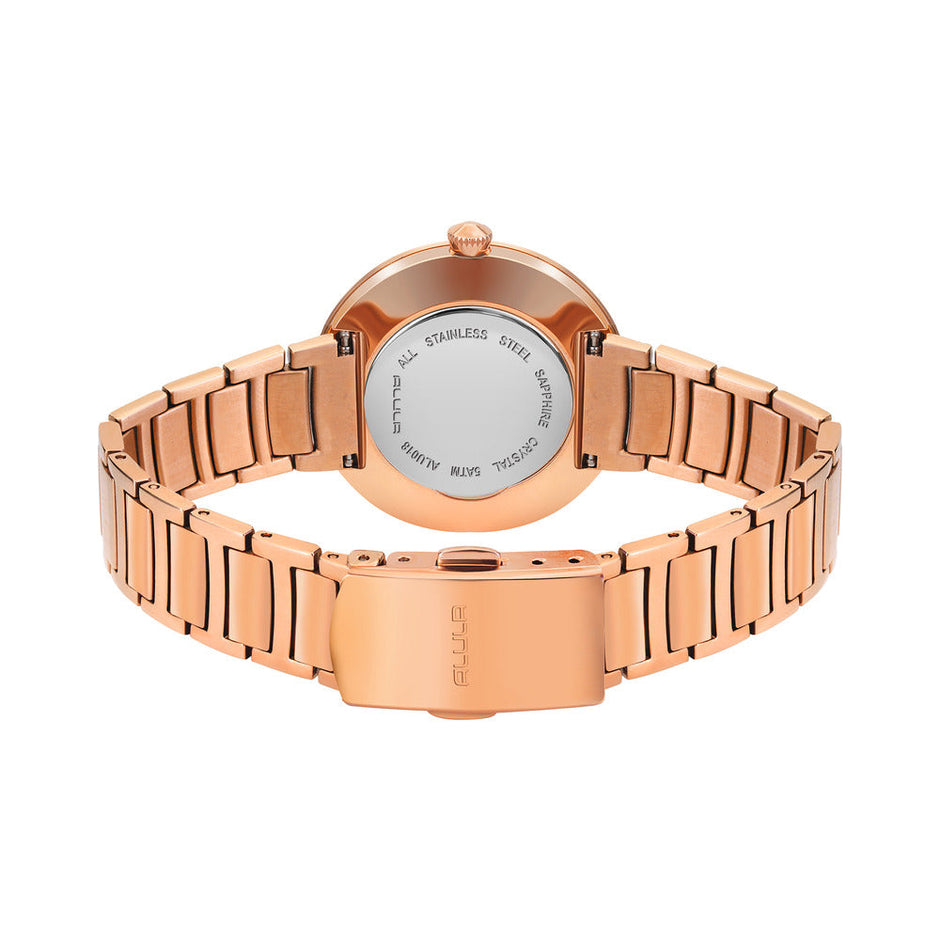 Women Rosegold Stainless Steel Watch