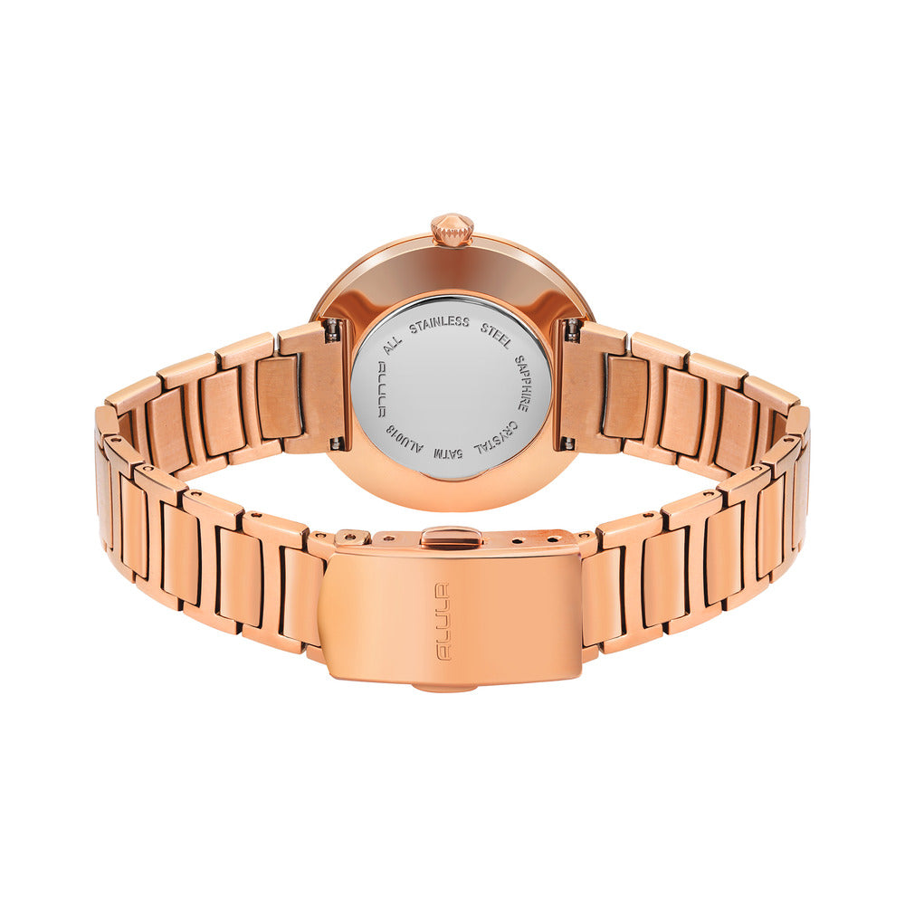 Women Rosegold Stainless Steel Watch