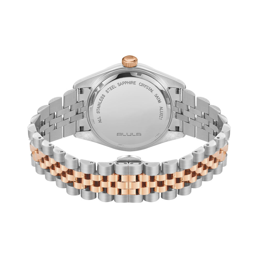 Women Brown Sillver/Rose Gold Watch