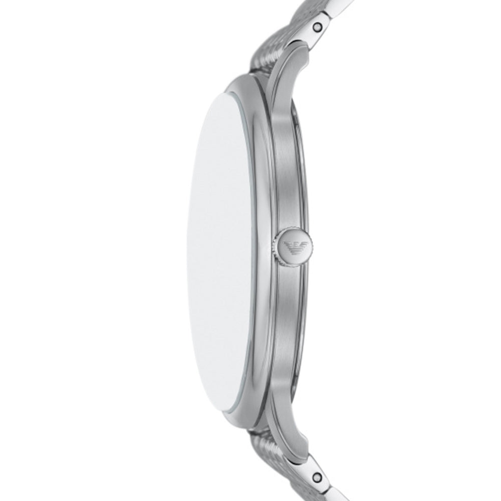 ساعة مينيماليست سوداء رجالي مقاس