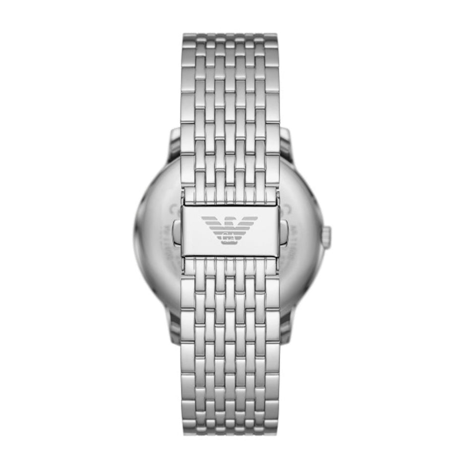 ساعة مينيماليست سوداء رجالي مقاس