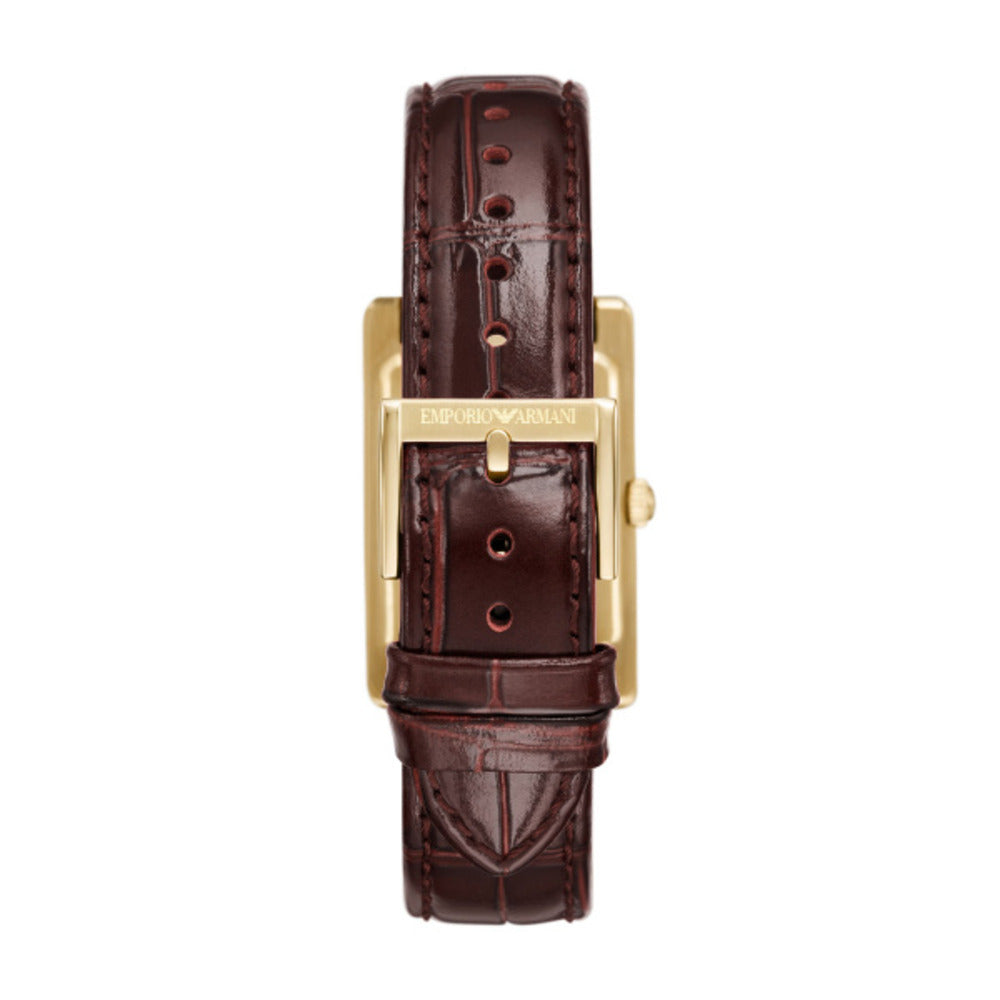 Men Brown Leather Watch