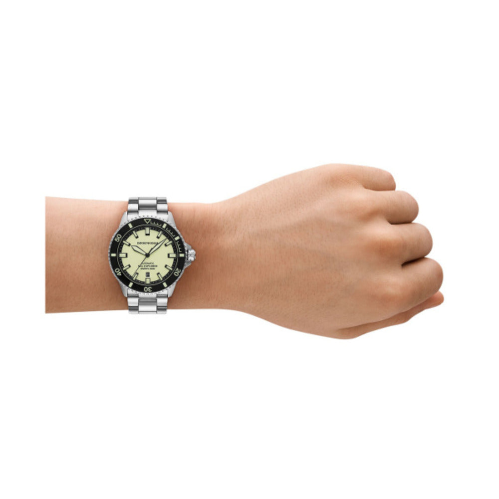 Men Sea Explorer Silver Watch