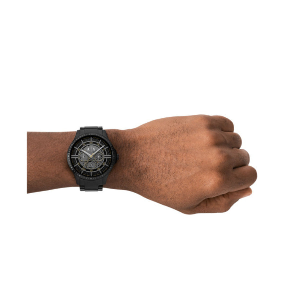 ساعة سوداء رجالية مقاس