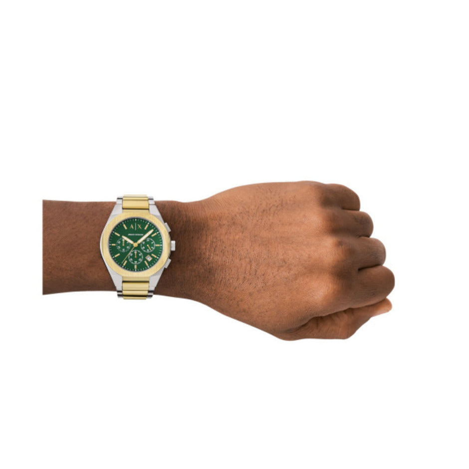 Men Two Tone Watch