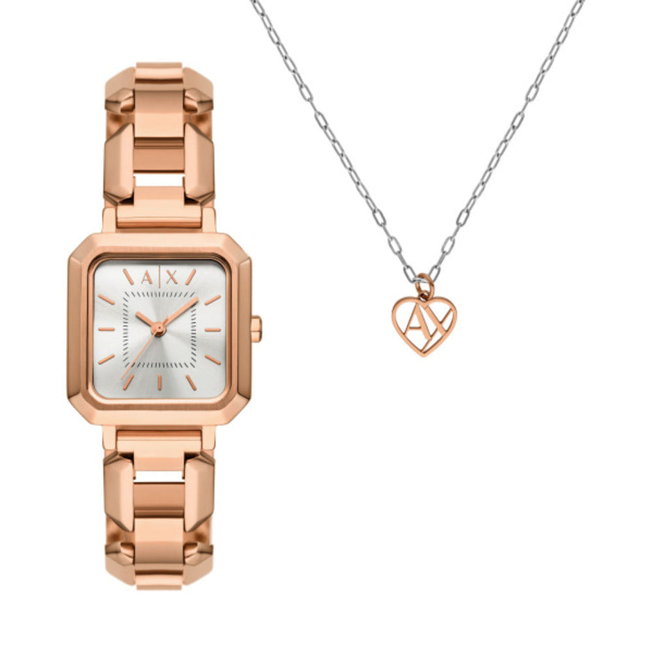 Women Leila Rose Gold Watch Set