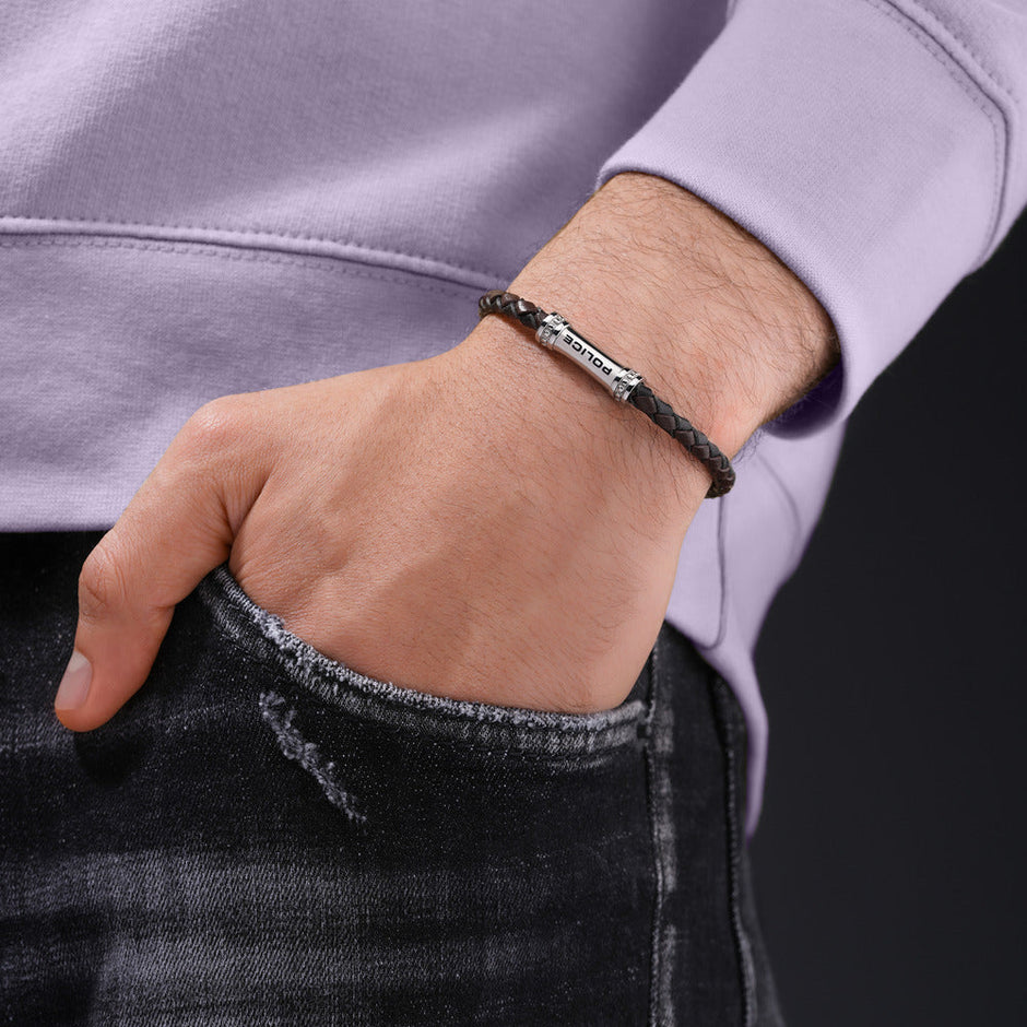 سوار باريل فضي رجالي