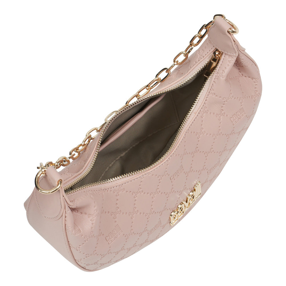 حقيبة نسائية باللون الوردي الناعم