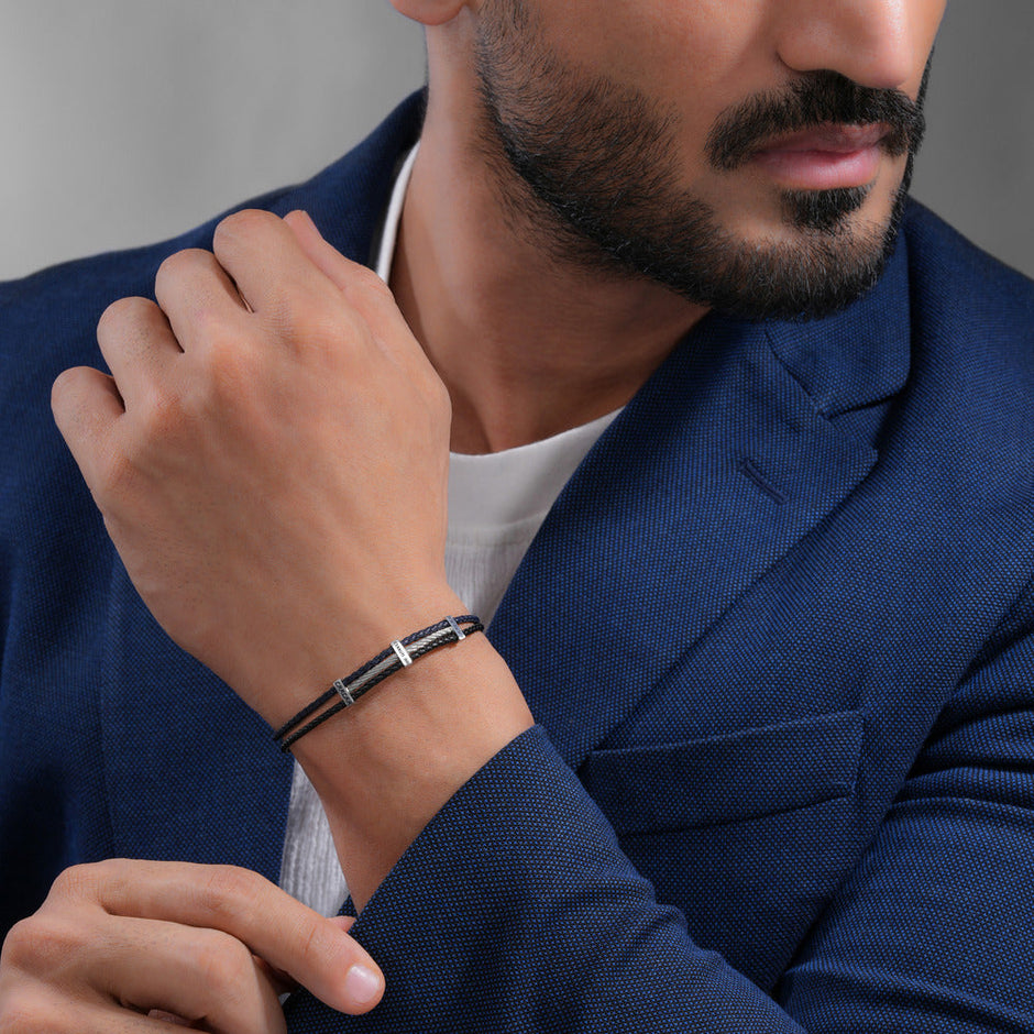 Men Vittorio Silver Bracelet