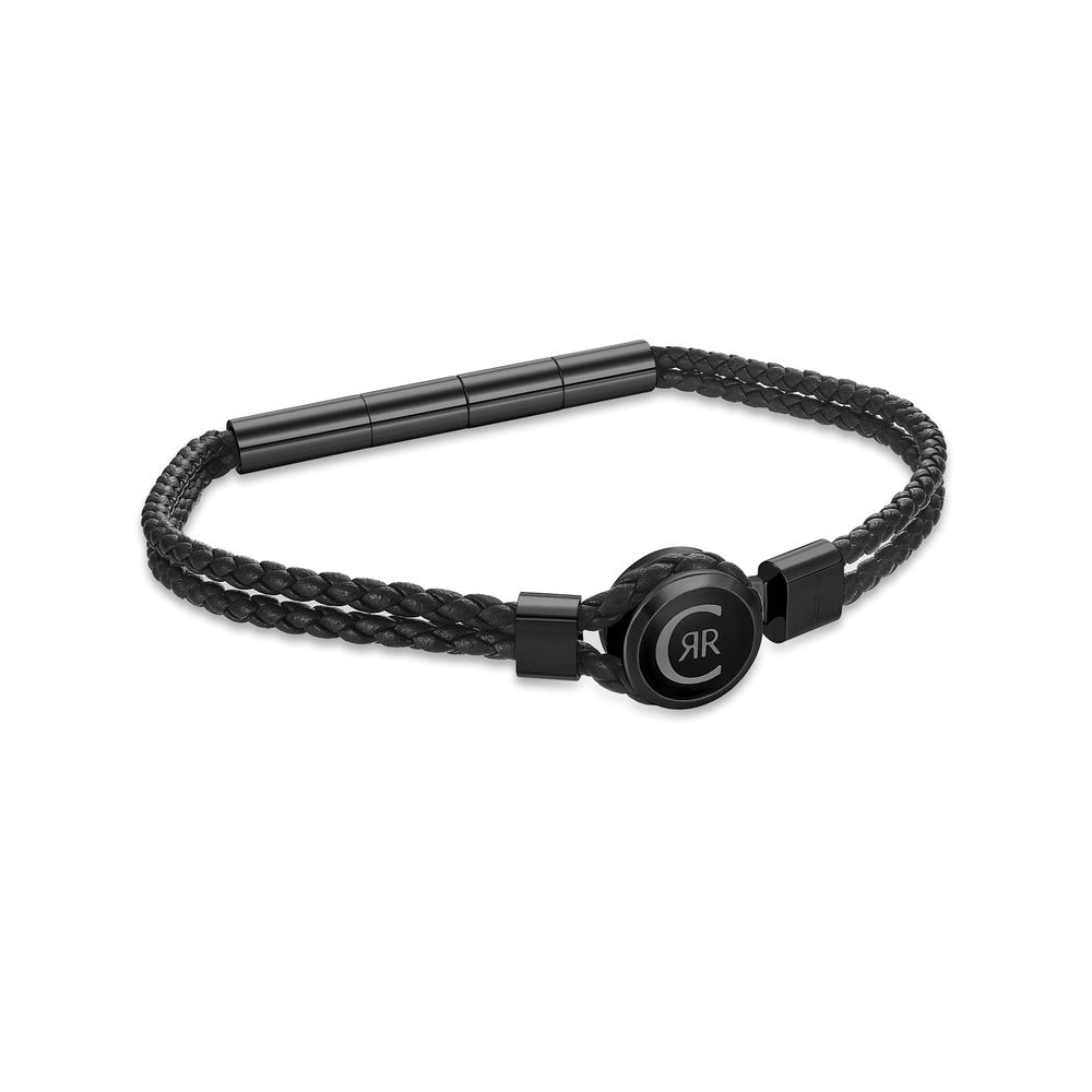 Men Vincenzo Black / Gun Bracelet