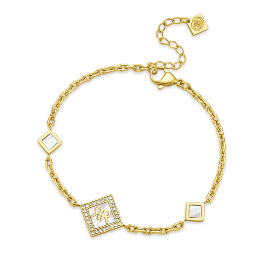 Women Diamante Gold Bracelet