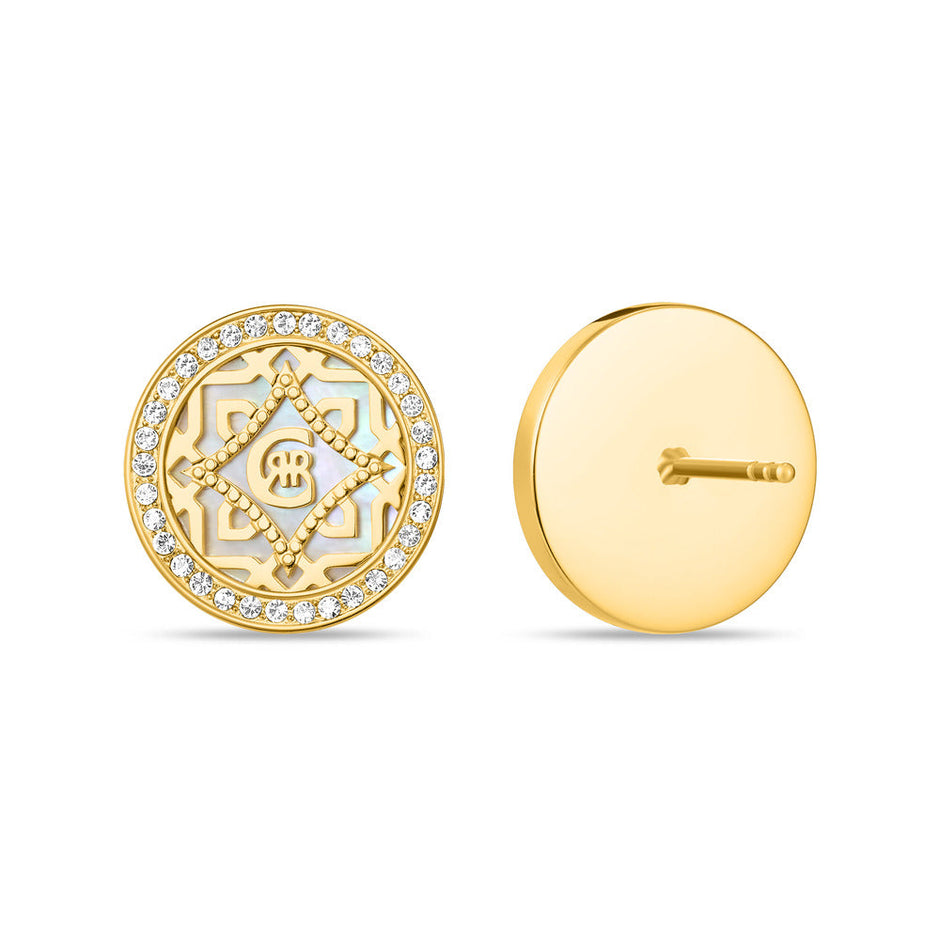 قرط سيلفيا ذهبي نسائي