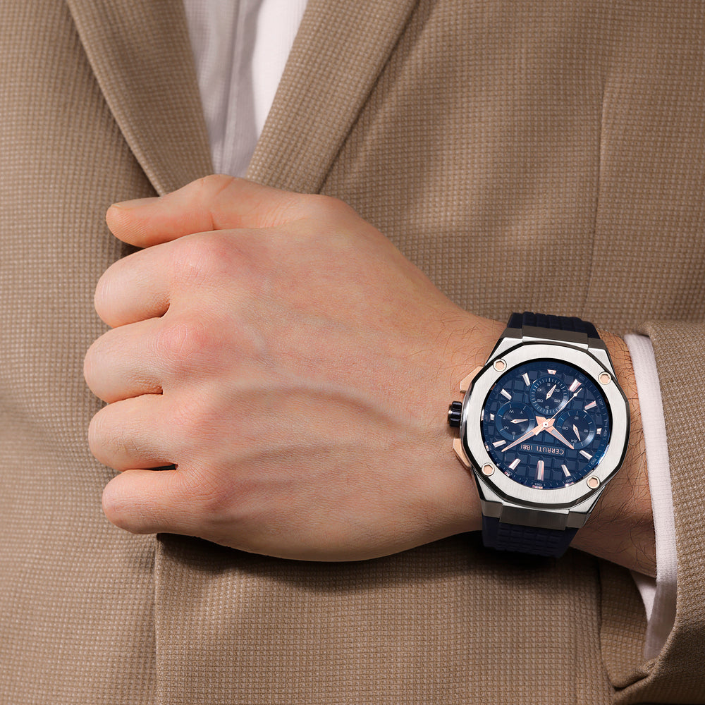 Men Razzuolo Silver 45.5X54Mm Watch