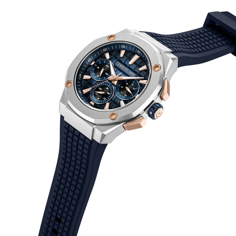 Men Razzuolo Silver 45.5X54Mm Watch