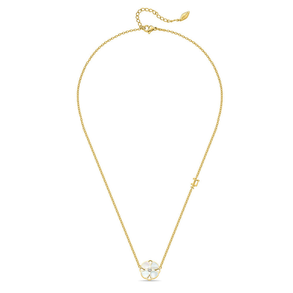 قلادة مطلية بالذهب للنساء