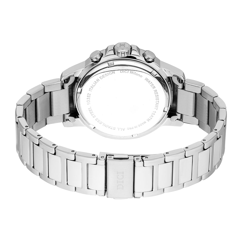 ساعة أميديو للرجال فضية