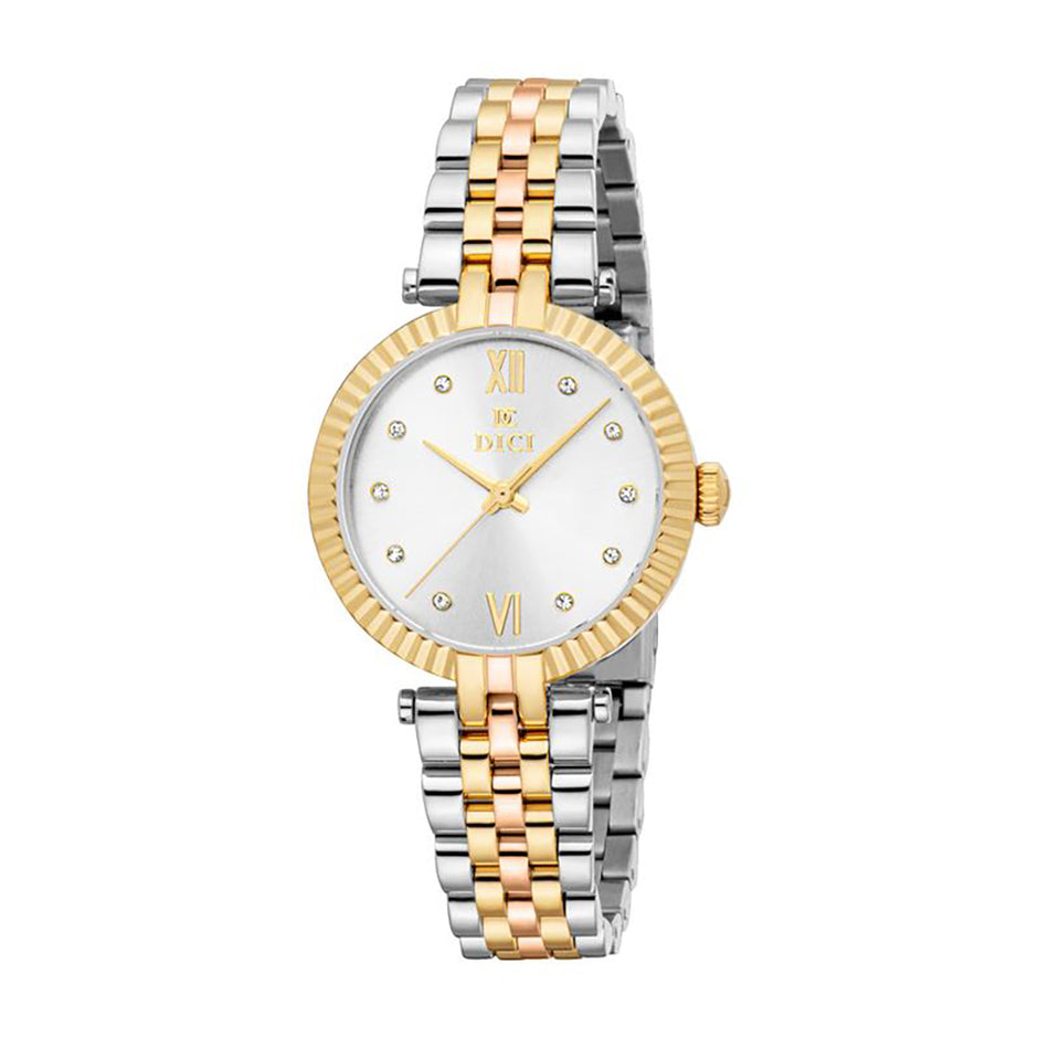 Women Zerlina Tri Tone Watch
