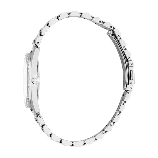 ساعة لودميلا النسائية الفضية