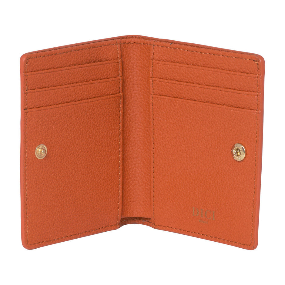 Women Orange Card Holder