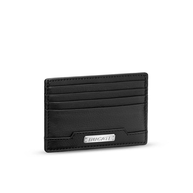 Men Lucca Black Card Holder