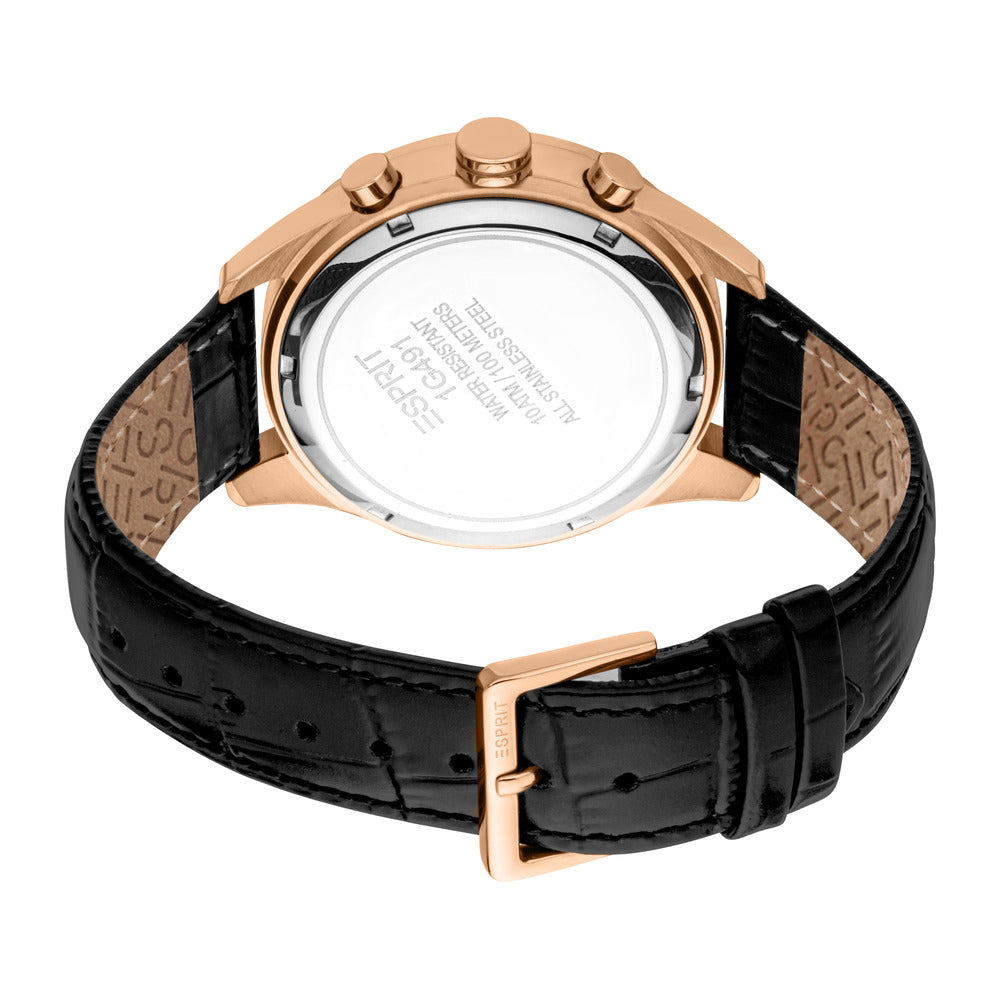 ساعة أوستن سوداء للرجال