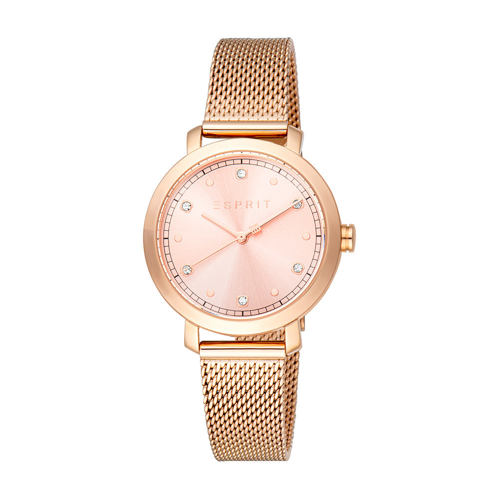 Esprit rose gold watch sale