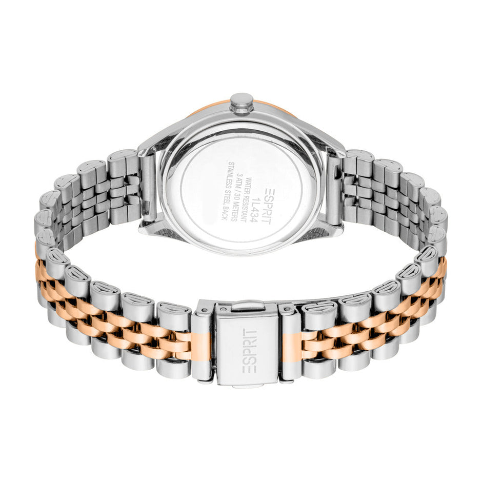 Women Pointy Look Two Tone Watch