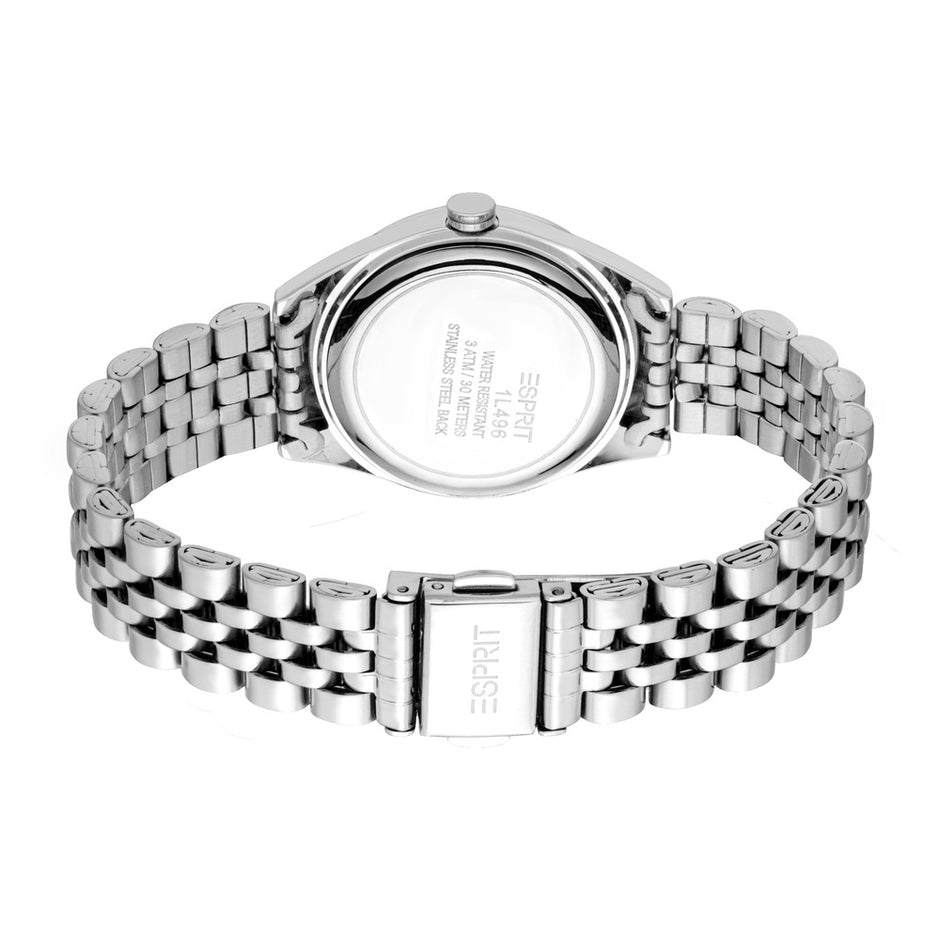 ساعة مينا فضية نسائية