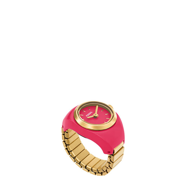 Women Pink Ring Watch