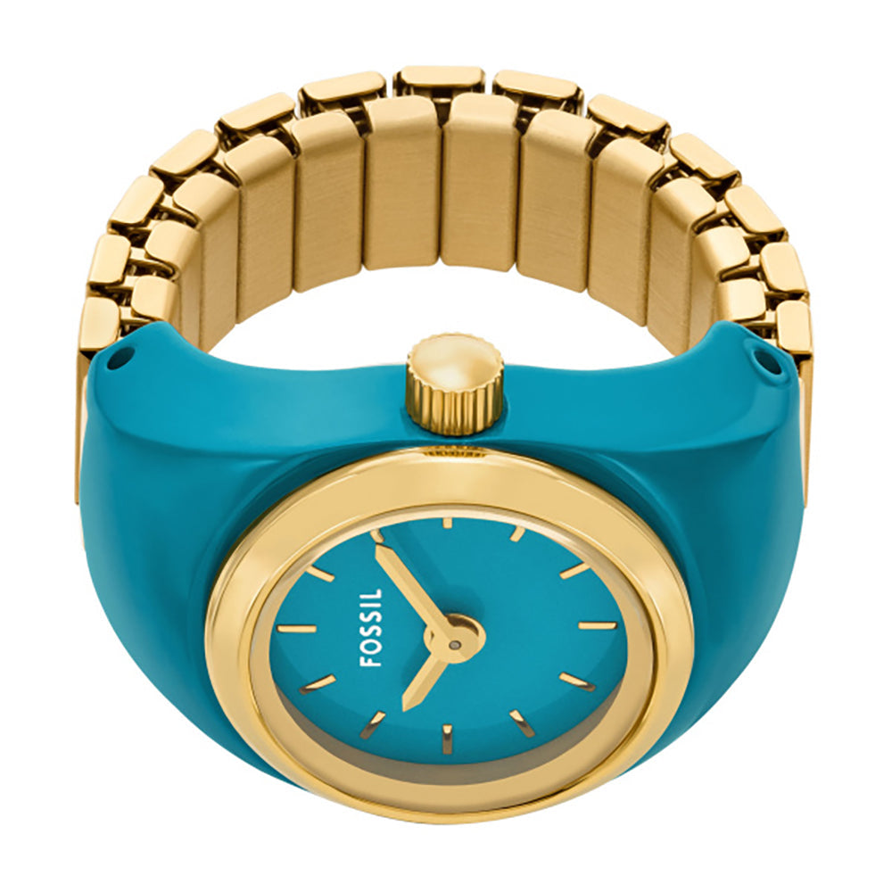 Women Blue Ring Watch