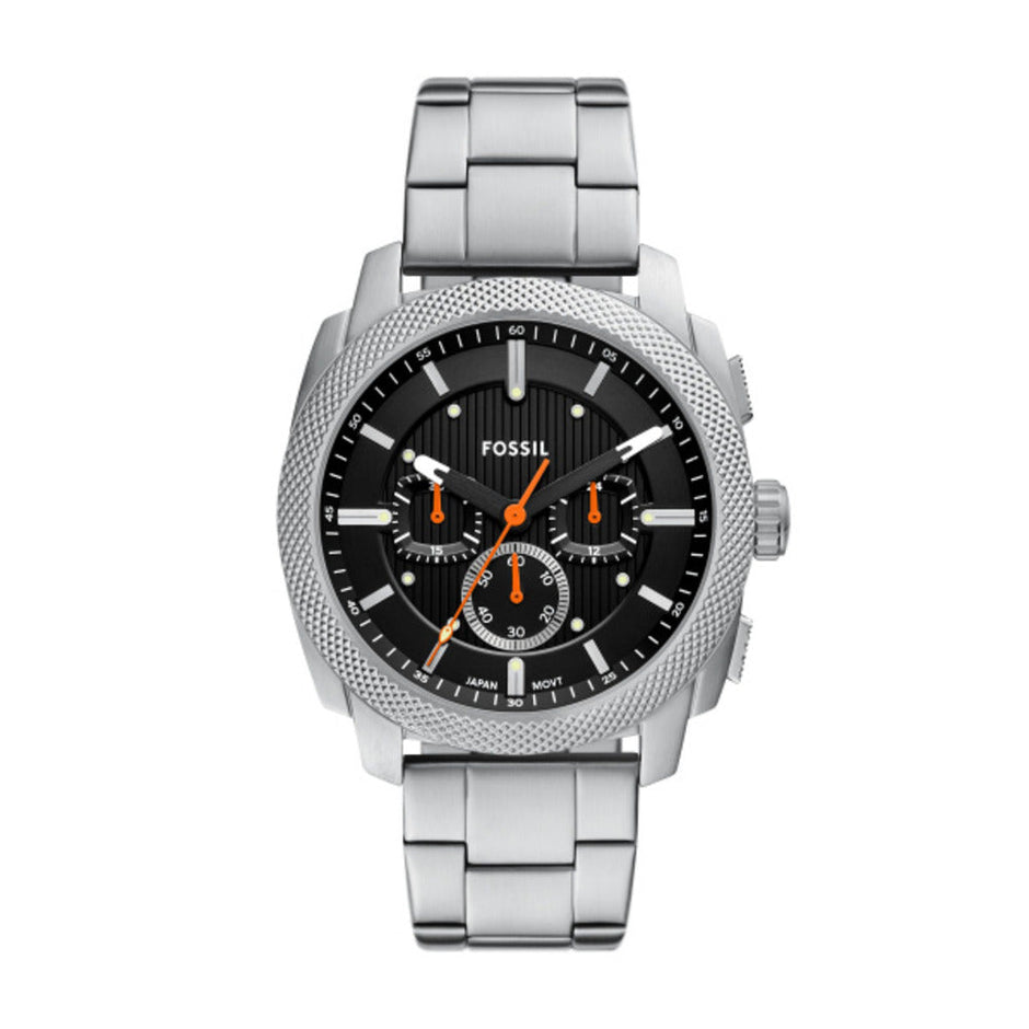 Men Machine Silver Watch