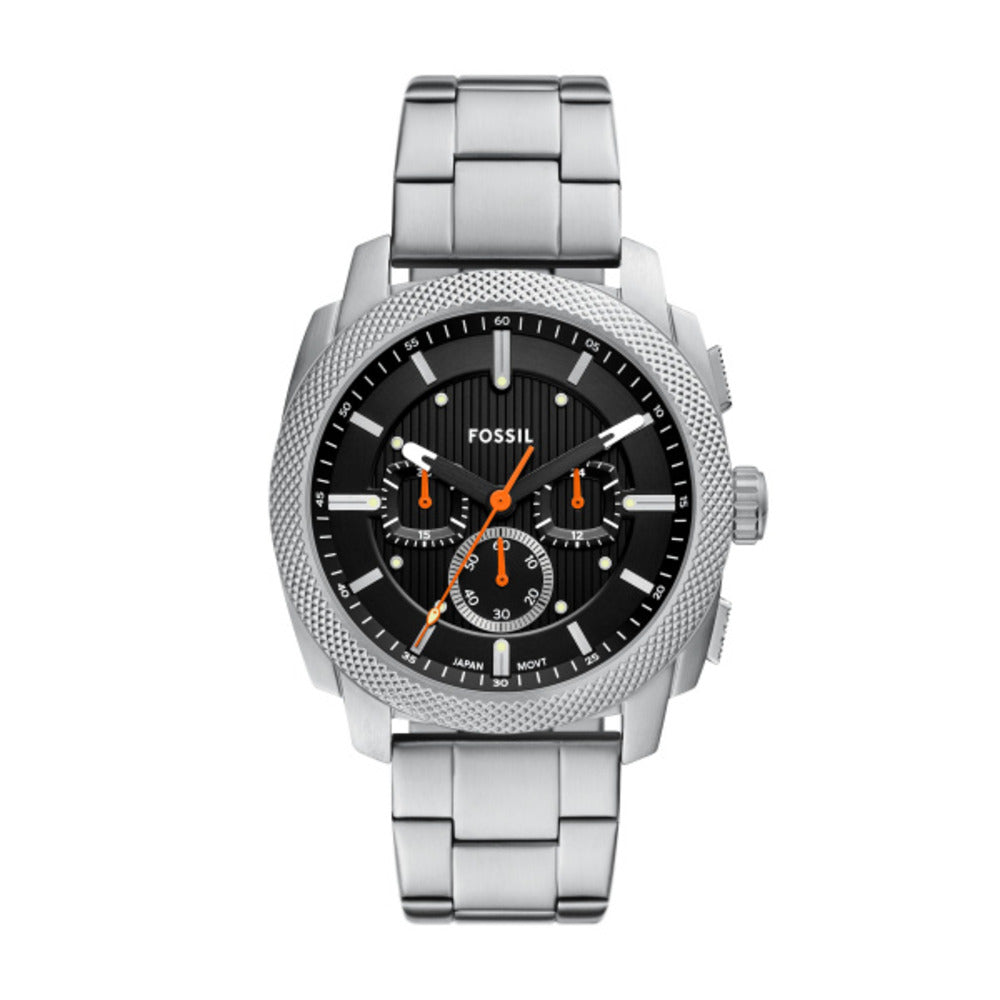 Men Machine Silver Watch