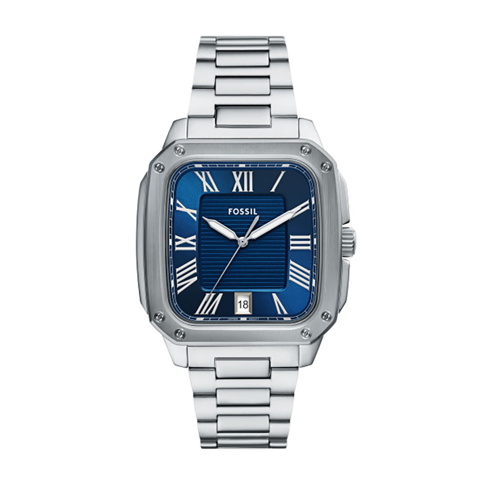 Men Crosby Silver 42mm Watch