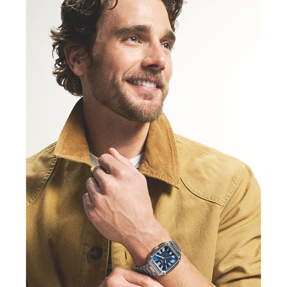 Men Crosby Silver 42mm Watch