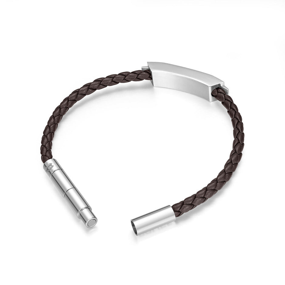 Men Gripcord Two Tone Bracelet