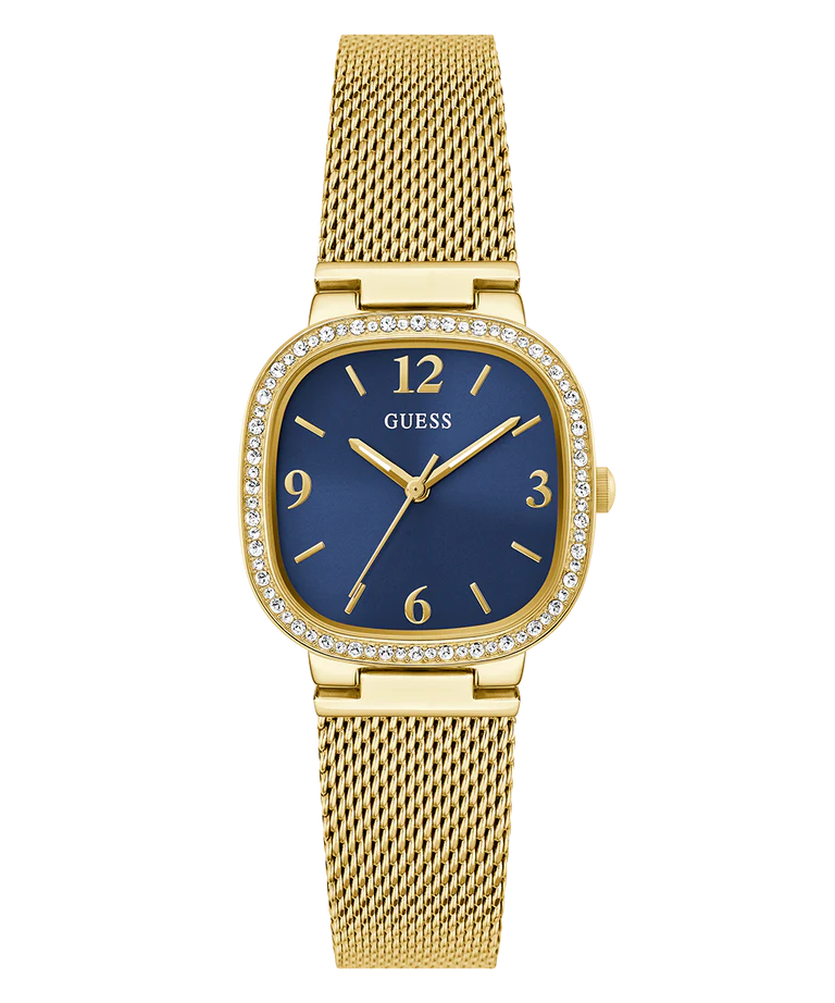 Women Guess Dress Gold Watch